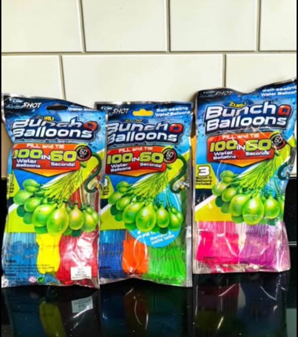 3 Packs Water Balloons 300 Zuru Self Sealing Water Balloons Bunch O Balloons
